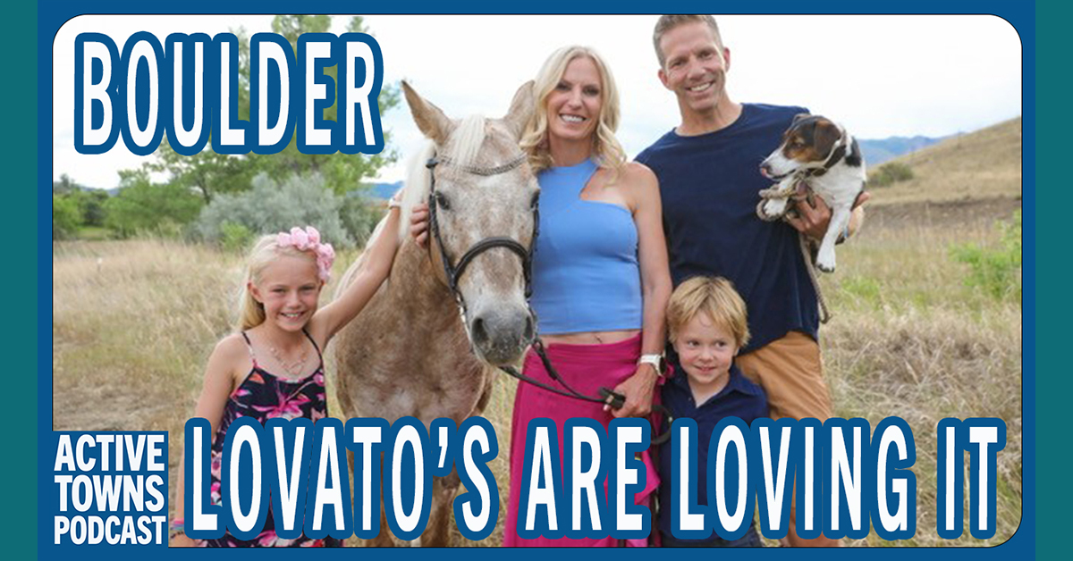 Lovato family portrait with pony and doggie
