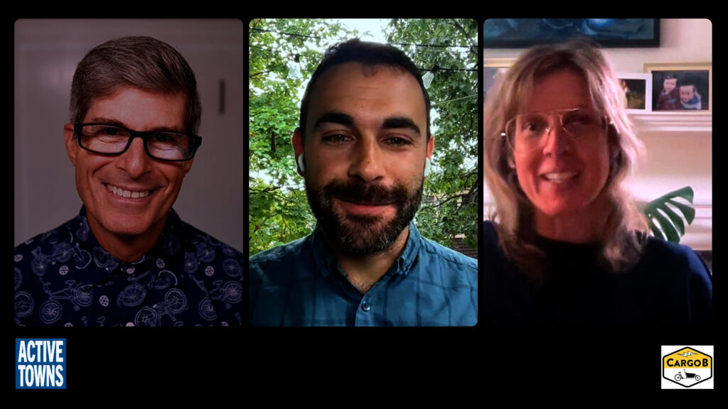 John, Zack, and Dot smiling