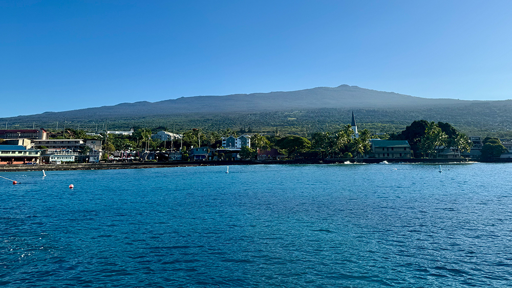View of Historic Kailua Kona Village