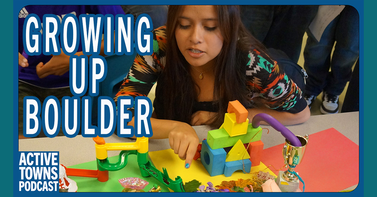 A youth designing a perfect civic area in Boulder