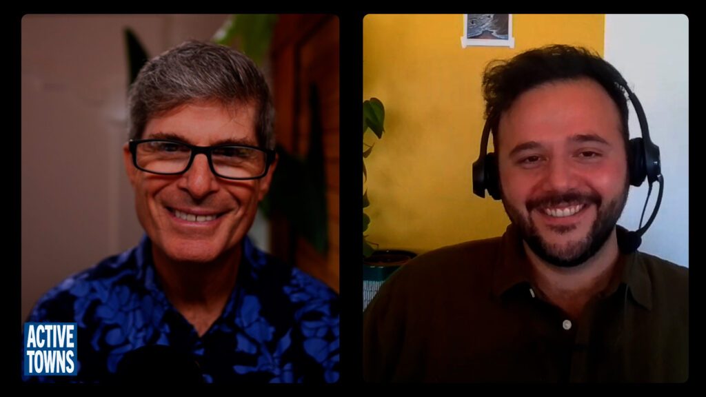 John and Carter smiling