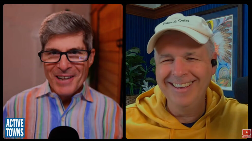 Chuck and John Smiling Chuck and John Smiling