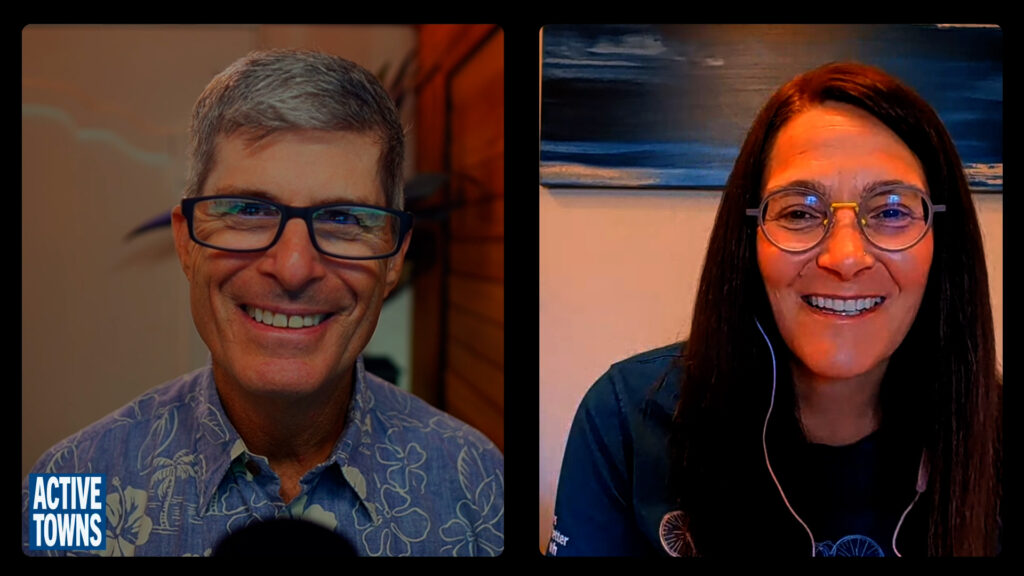 Ep 354 Becky Furuta smiling John & Becky smiling