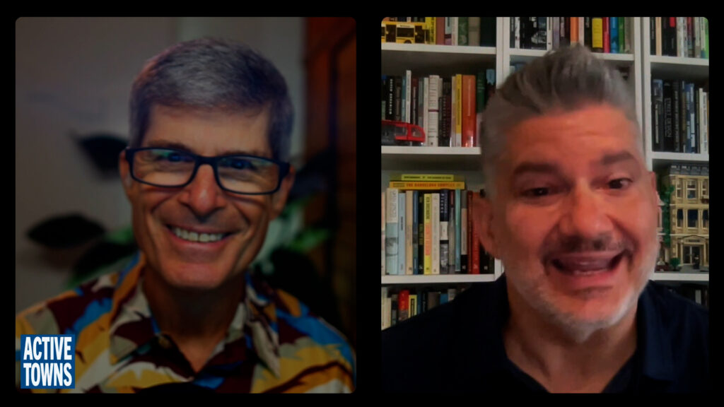 Ep 355 Brent Toderian Smiling John and Brent smiling